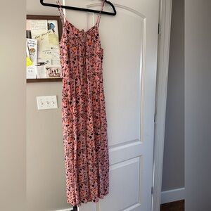 Rue Stiic Floral Midi Dress with cutout